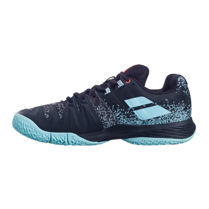 Babolat Sensa Women Padel Shoes (Blk/Tanager Turquoise) 2