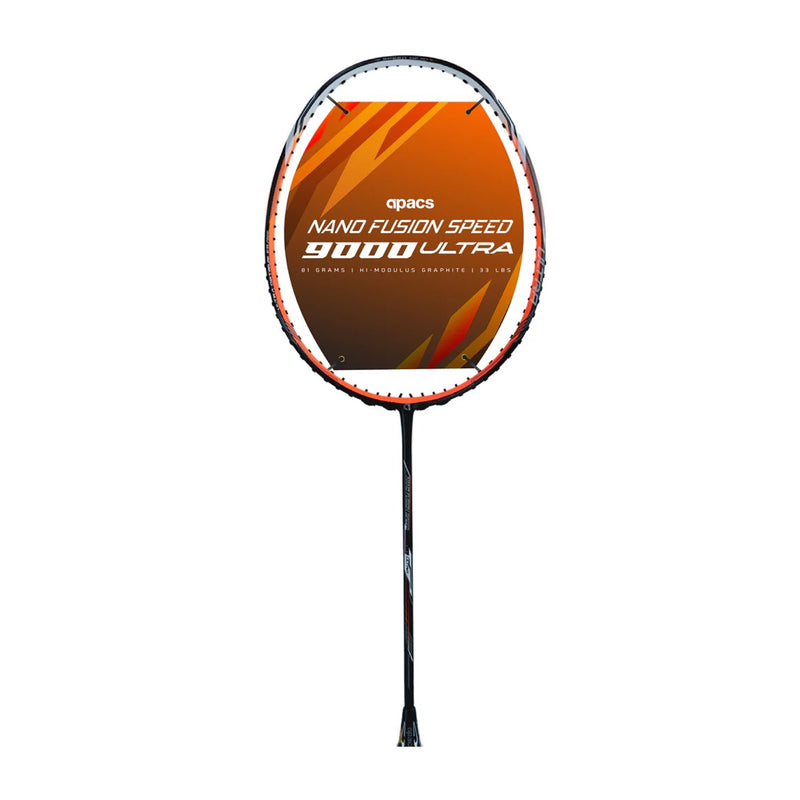 Apacs Nanofusion Speed 9000 Ultra Badminton Racket (Orange) 1