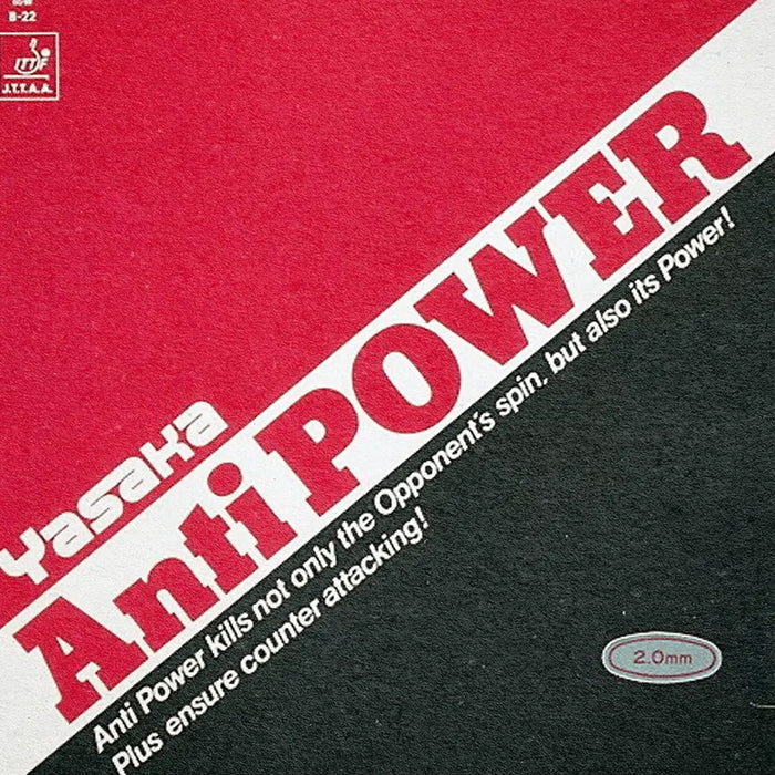 Yasaka ANTIPOWER Table Tennis Rubber 1
