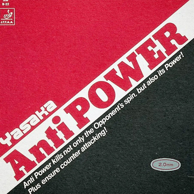 Yasaka ANTIPOWER Table Tennis Rubber 1