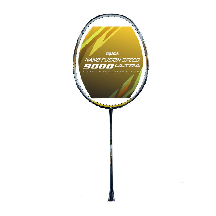 Apacs Nanofusion Speed 9000 Ultra Badminton Racket (Yellow) 1