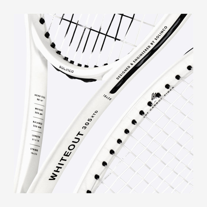 Solinco Whiteout 305 XTD (18 x 20) Tennis Racquet 2