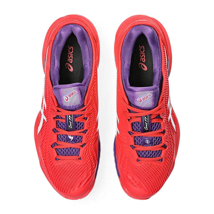 Asics Court FF3 Novak Tennis Shoes (Classic Red/White) 6