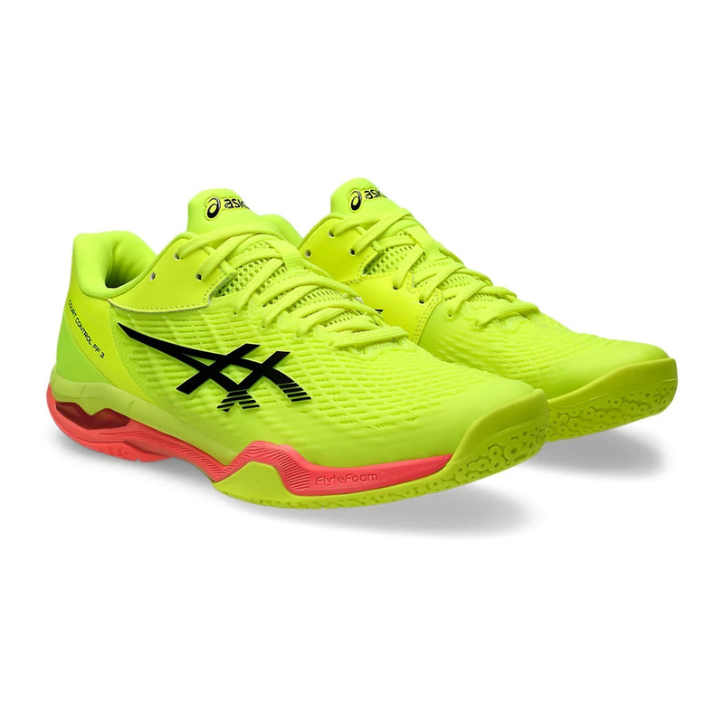 Asics Court Control FF3 Paris Badminton Shoes (Safety Yellow/Black) 3