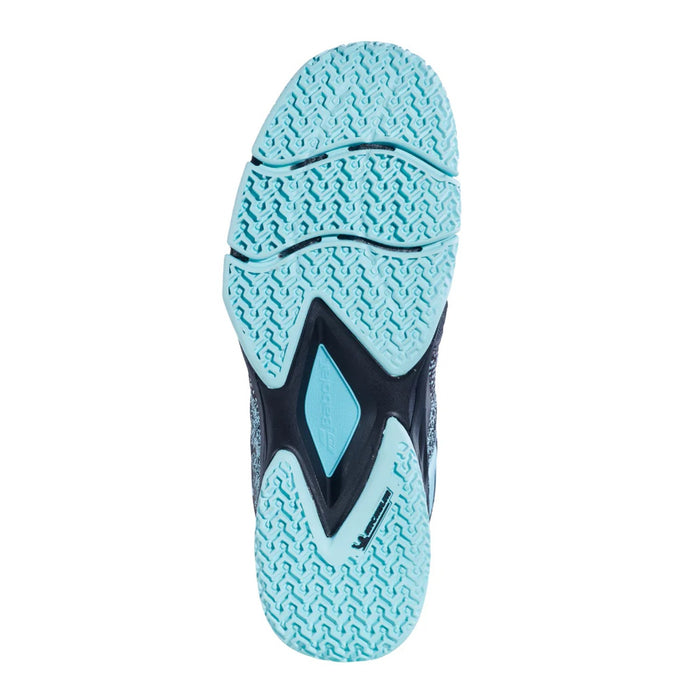 Babolat Sensa Women Padel Shoes (Blk/Tanager Turquoise) 4