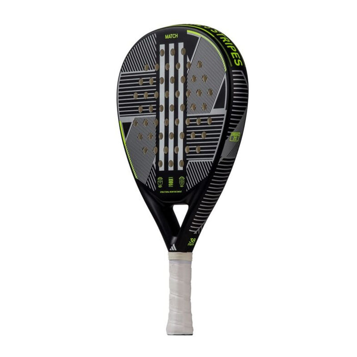 Adidas Match 3.3 Padel Racquet - (Black/Lime) 2