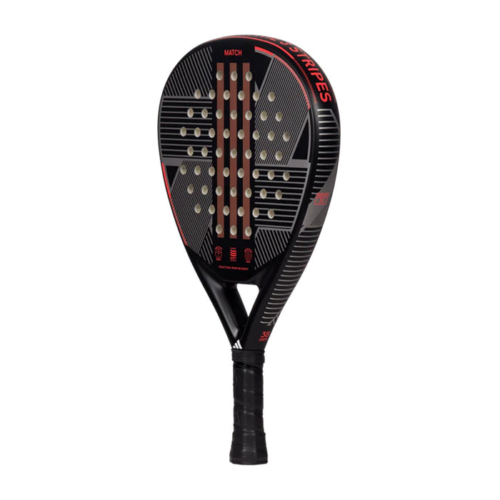 Adidas Match 3.3 Padel Racquet - (Black/Red) 2