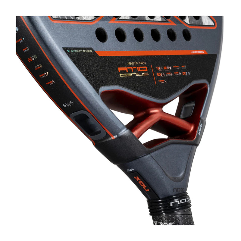 Nox AT10 Luxury Genius 18K Alum 2025 by Agustín Tapia Padel Racquet 8