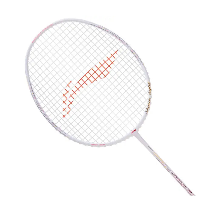Li‑Ning Windstorm 79 H Badminton Racket (White/Red) 3