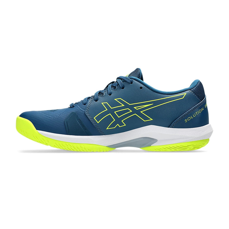 Asics Solution Swift FF2 Tennis Shoes (Mako Blue/Safety Yellow) 2