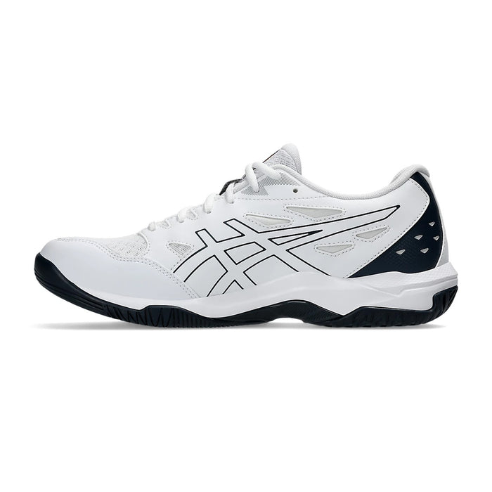 Asics Gel Rocket 11 Badminton Shoes (White/Pure Gold) 2