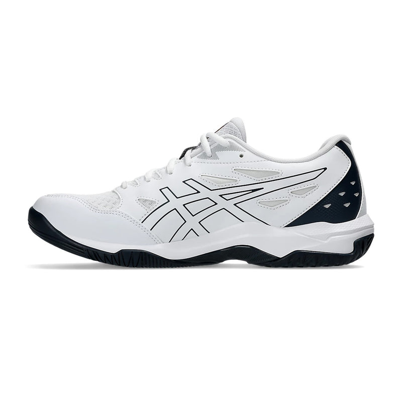 Asics Gel Rocket 11 Badminton Shoes (White/Pure Gold) 2