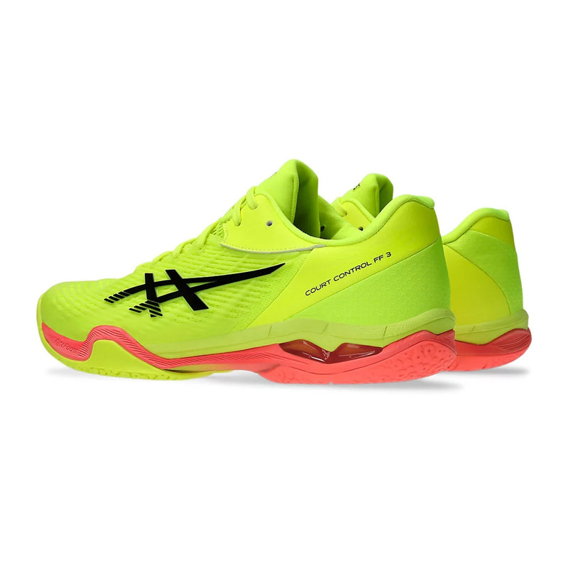 Asics Court Control FF3 Paris Badminton Shoes (Safety Yellow/Black) 4