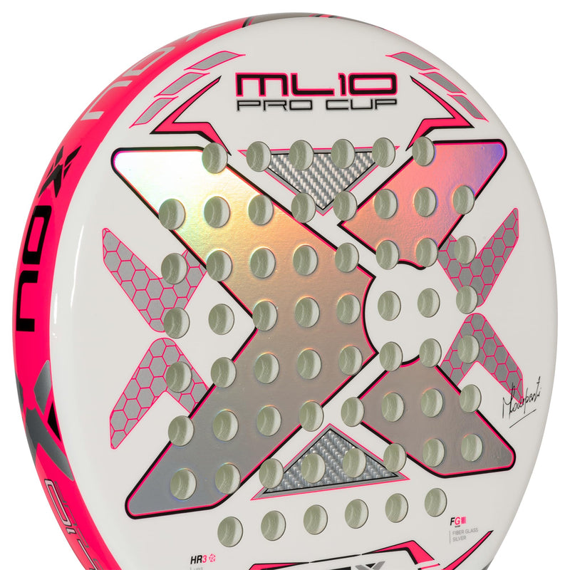 NOX ML10 Pro Cup Silver Padel Racquet 3