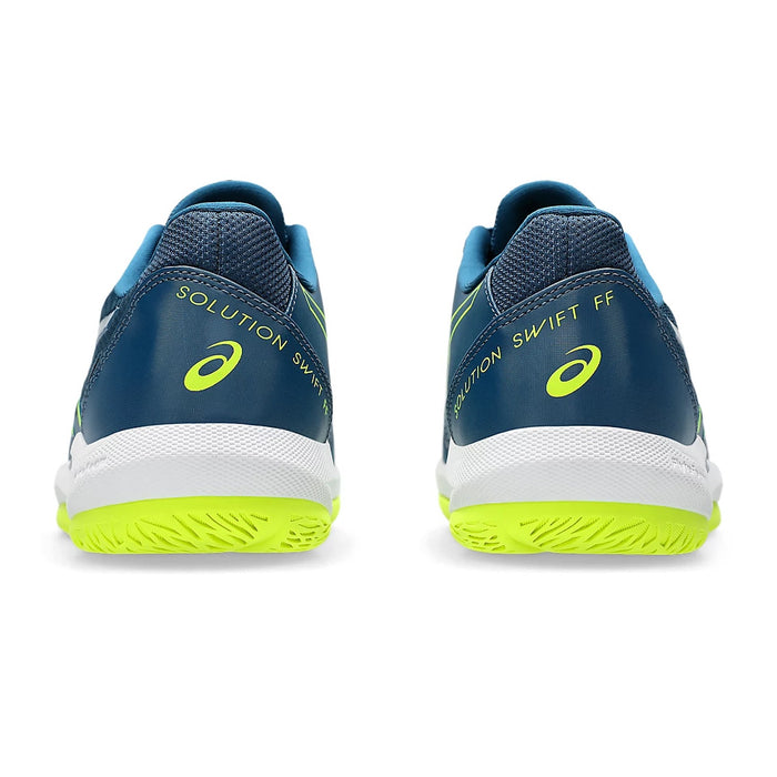Asics Solution Swift FF2 Tennis Shoes (Mako Blue/Safety Yellow) 5