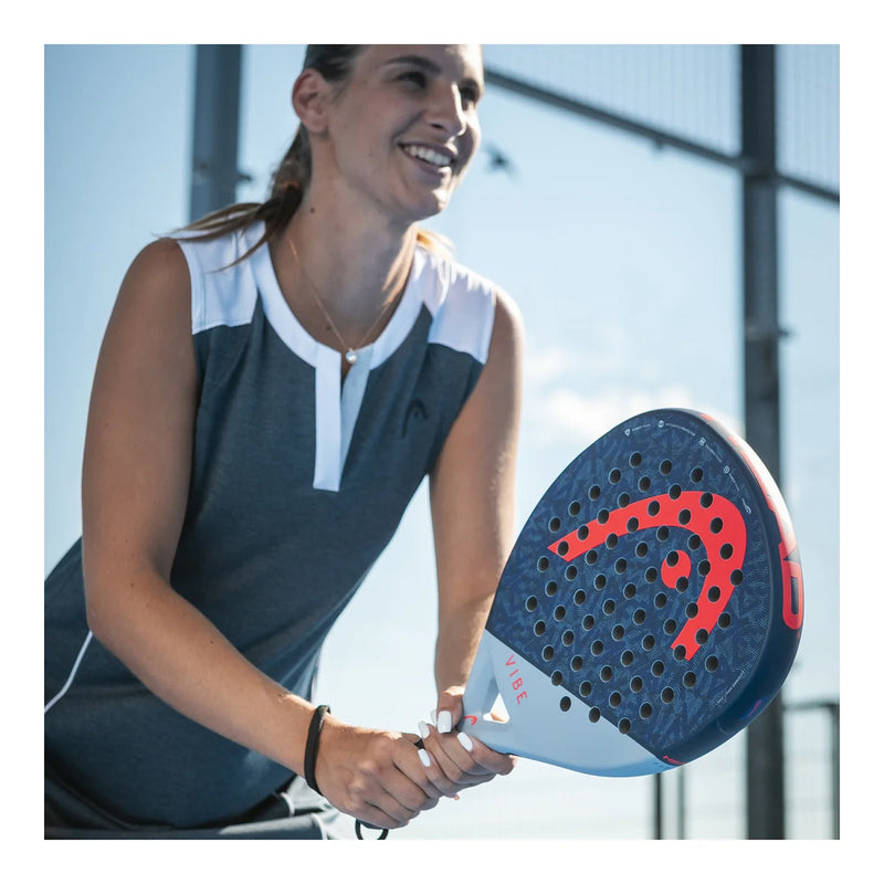 HEAD Vibe 2025 Padel Racquet (Blue/Red) 6