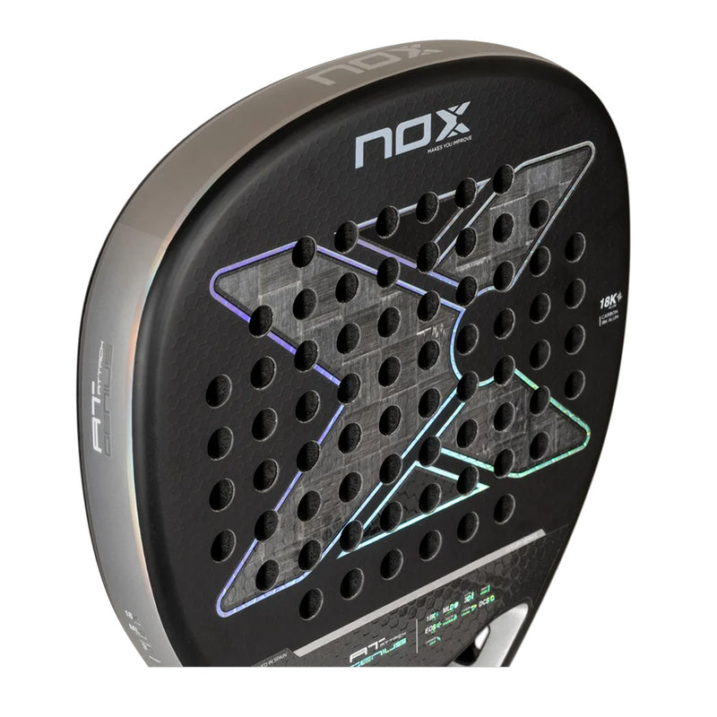 Nox AT Genius Attack 18K 2024 by Agustín Tapia Padel Racquet 3
