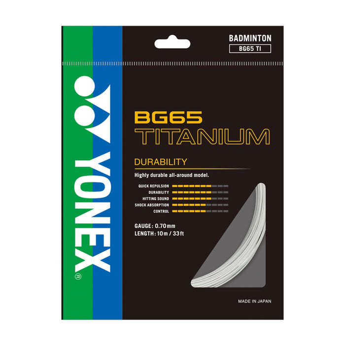 Yonex BG65 Titanium Badminton String 1