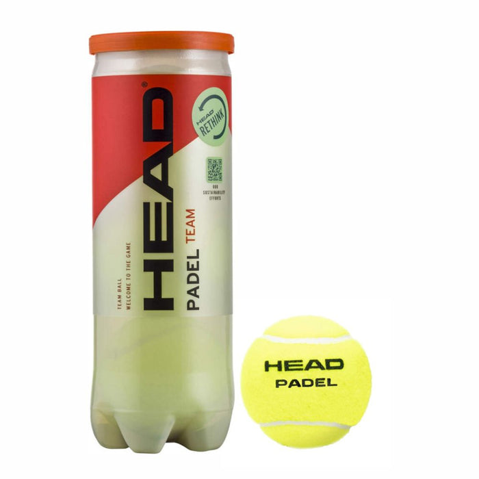 HEAD Padel Team Balls Can (3 Balls) - 1 Can 1