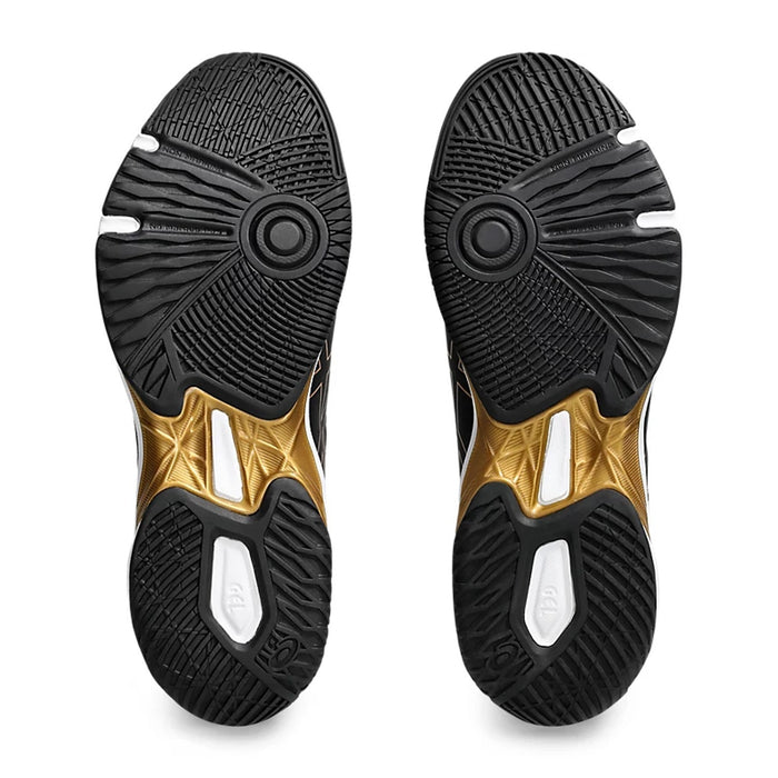 Asics Gel Rocket 11 Badminton Shoes (Black/Pure Gold) 7