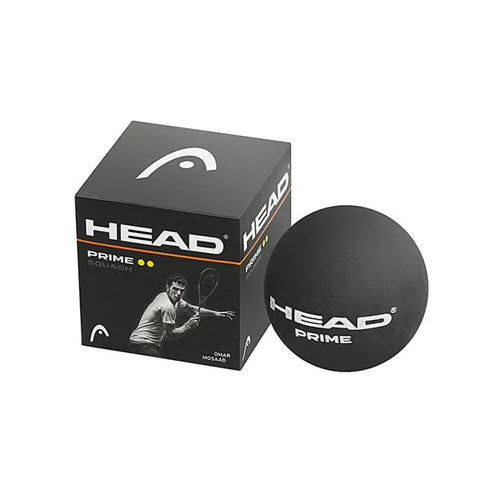 HEAD Prime Double Dot Squash Balls (6 Pcs)
