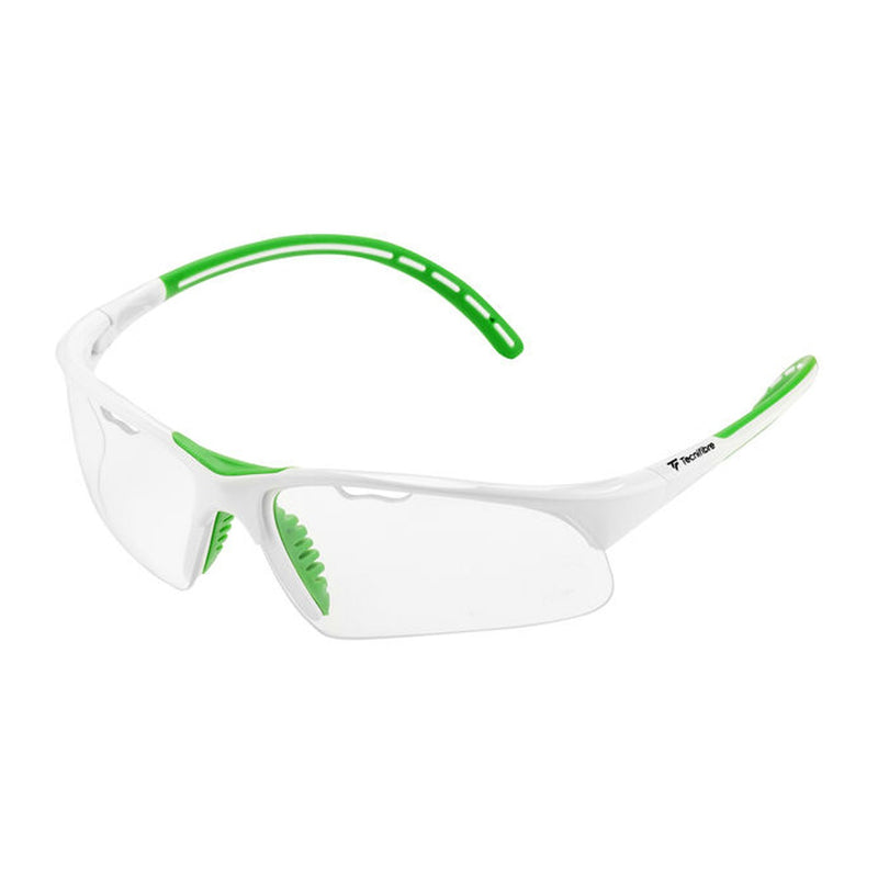 Tecnifibre Lunettes Squash Eyewear (White/Green) 1