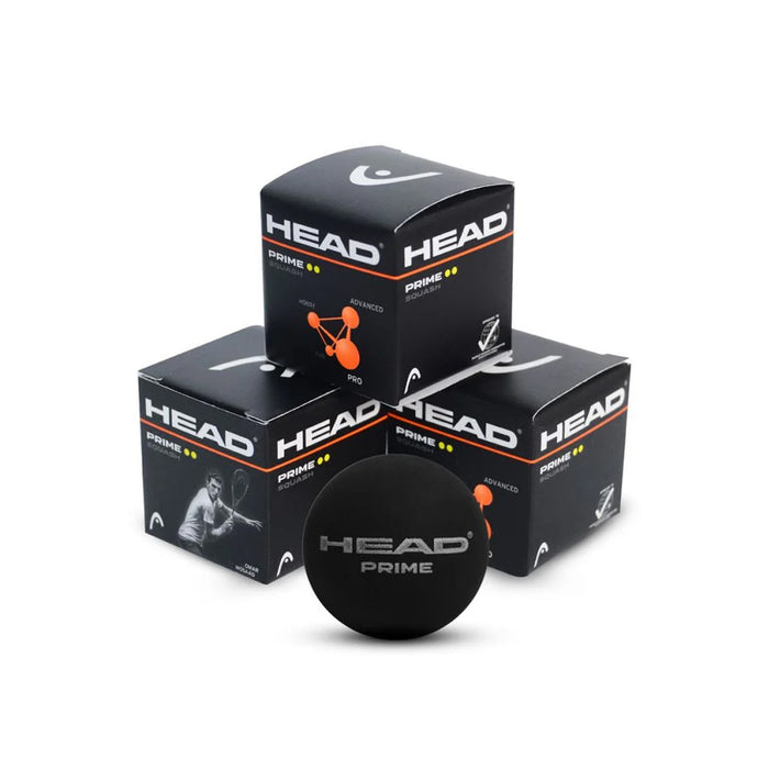 HEAD Prime Double Dot Squash Balls (3 Pcs) 1