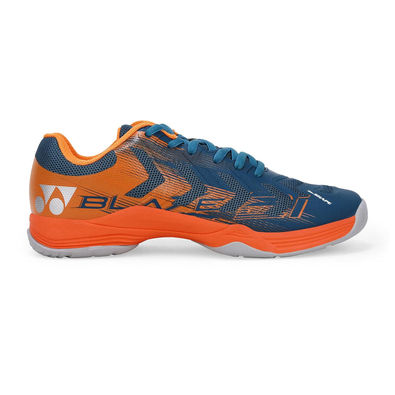 Yonex Blaze 2i Badminton Shoes (Midnight Turquoise/Oxy Fire) 4