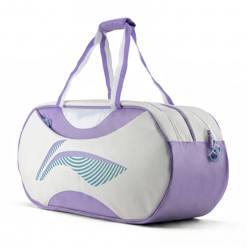 Li-Ning Axis Badminton Kitbag (White/Purple) 3