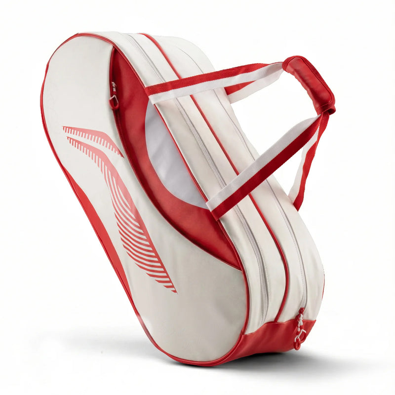 Li-Ning Axis Badminton Kitbag (White/Red) 4
