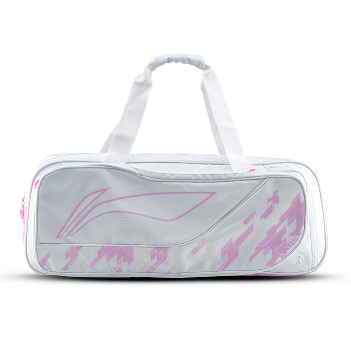 Li-Ning Axtrox Badminton Kitbag (White/Pink) 1