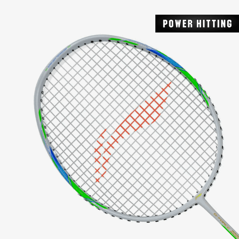 Li-Ning GForce 3900 Superlite Badminton Racket (White/ Blue) 1