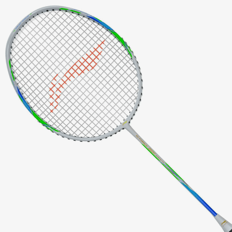 Li-Ning GForce 3900 Superlite Badminton Racket (White/ Blue) 2