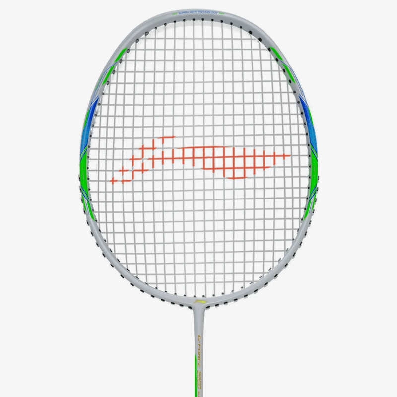 Li-Ning GForce 3900 Superlite Badminton Racket (White/ Blue) 3