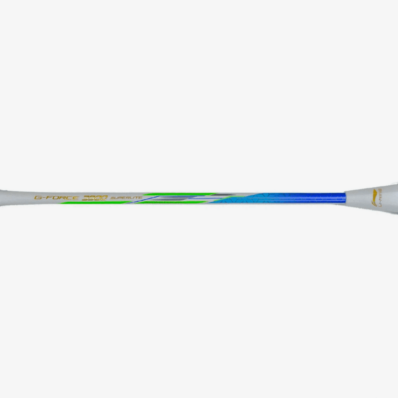 Li-Ning GForce 3900 Superlite Badminton Racket (White/ Blue) 6