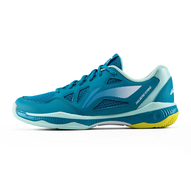 Li-Ning Halberd Strike Badminton Shoes (Blue Jade/Floating Green) 1