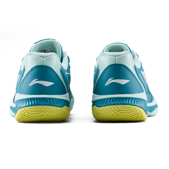 Li-Ning Halberd Strike Badminton Shoes (Blue Jade/Floating Green) 3