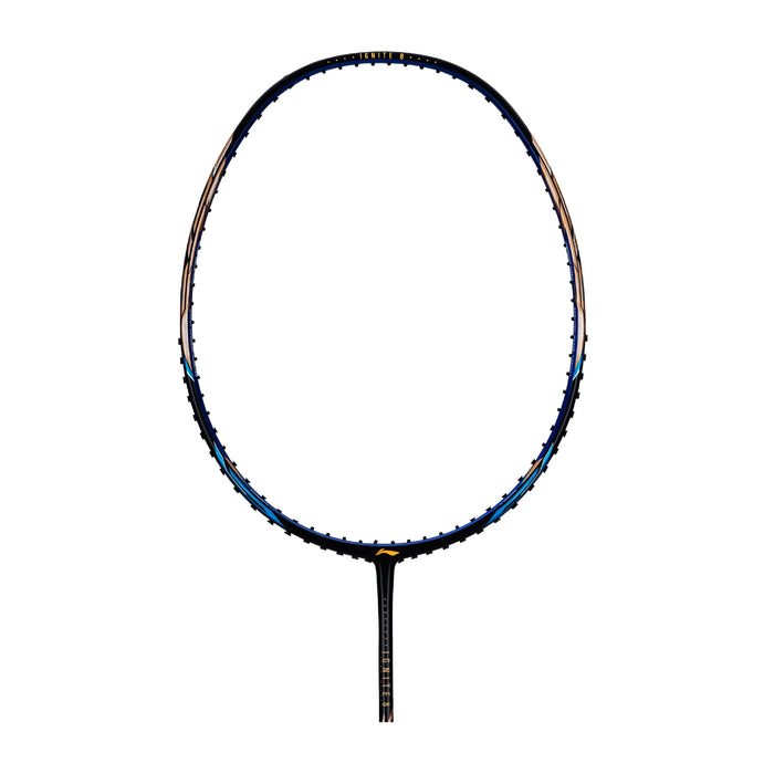 Li-Ning Ignite 8 Badminton Racket (Black/Blue/Old Gold) 1