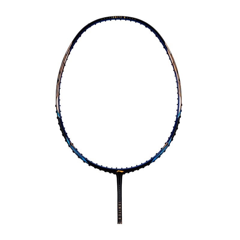 Li-Ning Ignite 8 Badminton Racket (Black/Blue/Old Gold) 1