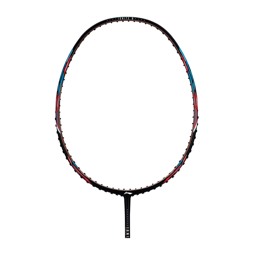 Li-Ning Ignite 8 Badminton Racket (Black/Maple Red/Real Teal)