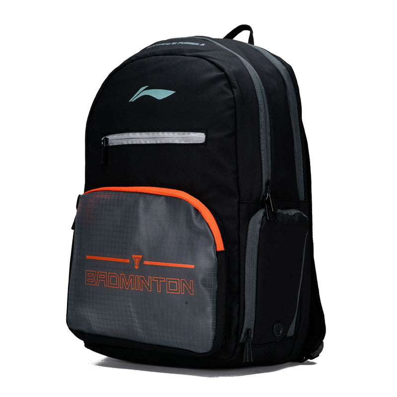 Li-Ning Motion Pro Backpack (Dark Grey) with Shoe Compartment 2