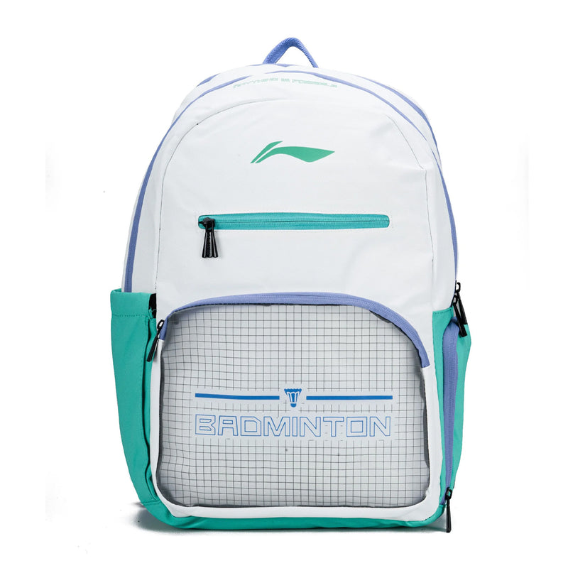 Li-Ning Motion Pro Backpack (White) with Shoe Compartment 1
