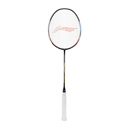 Li-Ning Windstorm 72 Badminton Racket (Black/Charcoal/Peach)