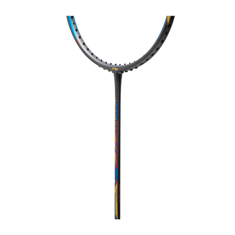 Li-Ning Windstorm 72 S Badminton Racket (Dark Grey/Gold/Blue) 4