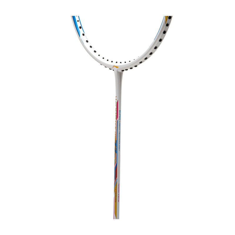 Li-Ning Windstorm 72 S Badminton Racket (White/Gold/Blue) 4