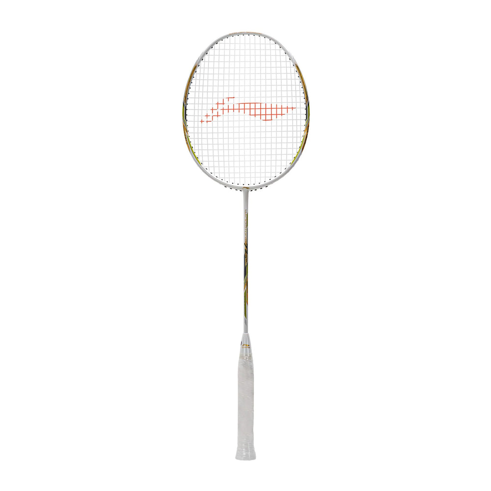 Li-Ning Windstorm 72 S Badminton Racket (White/Gold/Lime)