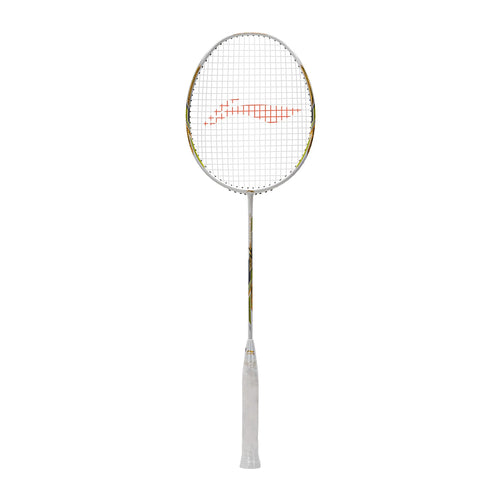 Li-Ning Windstorm 72 S Badminton Racket (White/Gold/Lime)