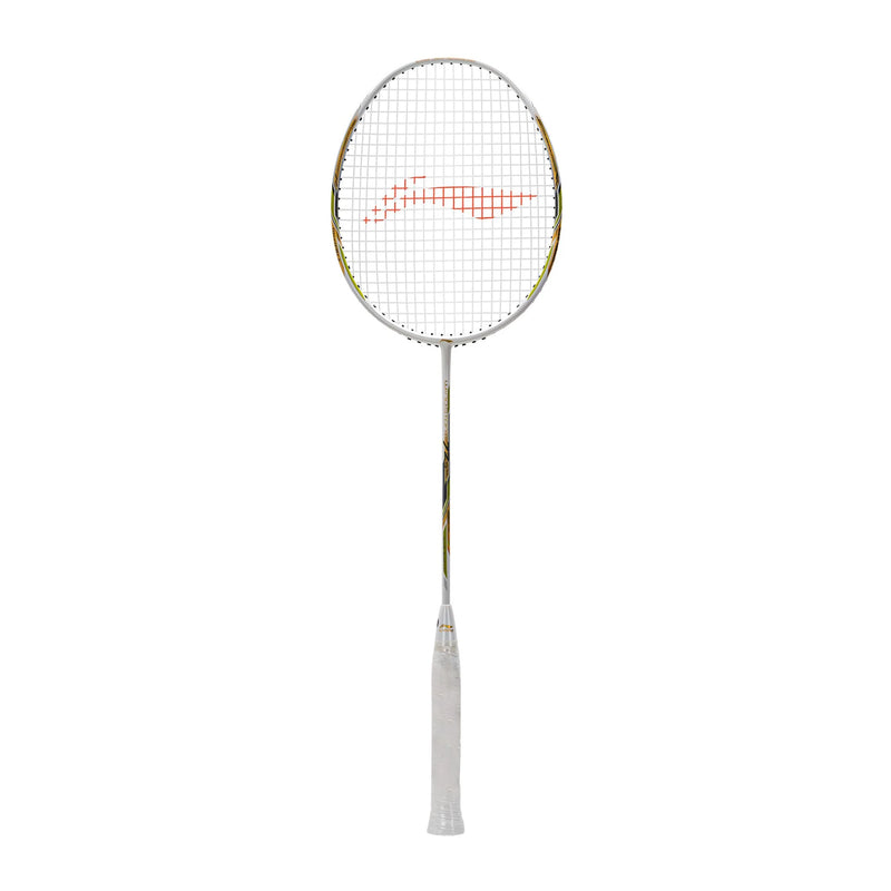 Li-Ning Windstorm 72 S Badminton Racket (White/Gold/Lime) 1