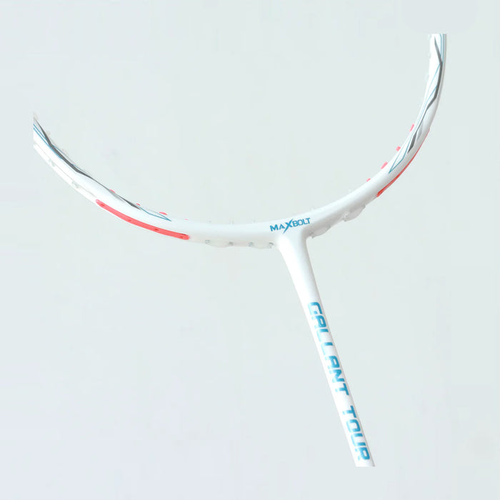 Maxbolt Gallant Tour Badminton Racket (White) With Cover 3