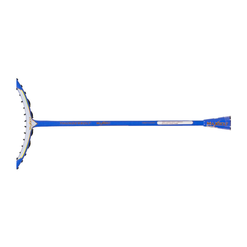 Maxbolt Thunderbolt Badminton Racket (White/Blue) 3